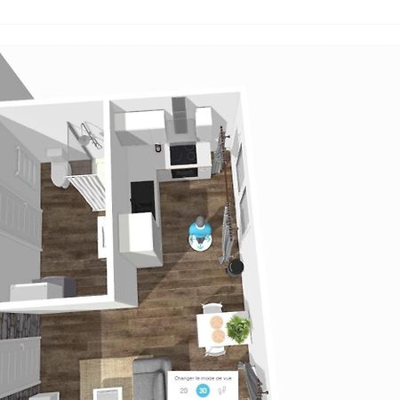 # Le 3 # Joli Appartement T3 Mulhouse Centre, Neuf, Calme Et Tout Equipe Экстерьер фото